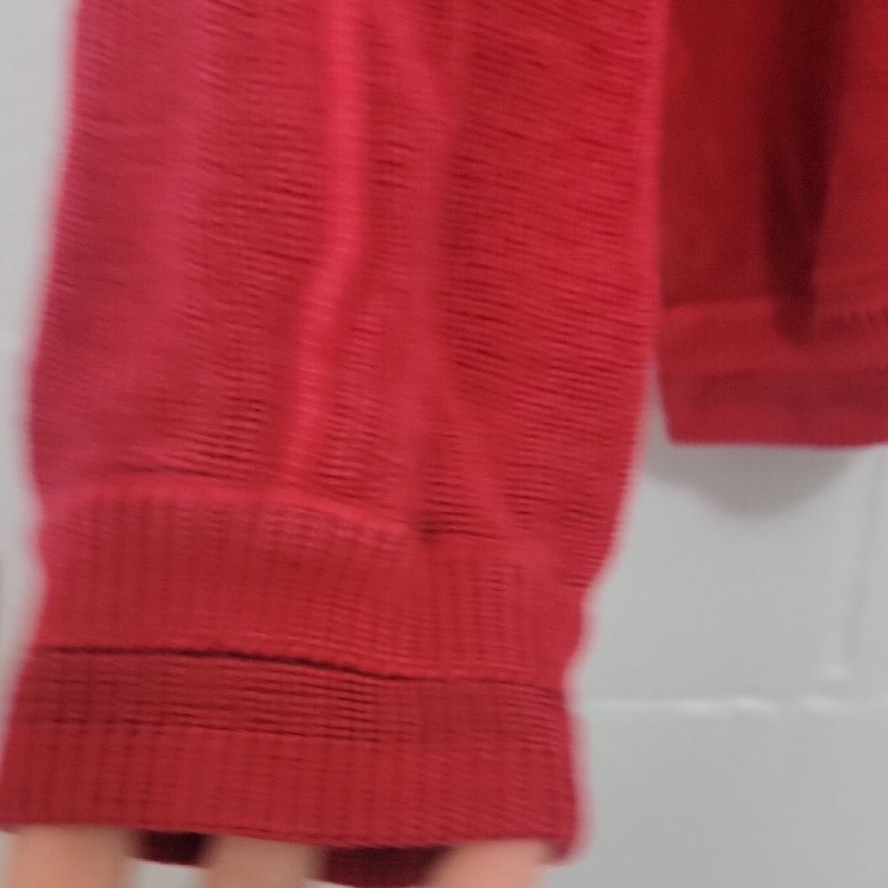 St. Croix Knits Red Striped Crewneck Sweater XL | Oversized Classic Knit - Picture 7 of 9